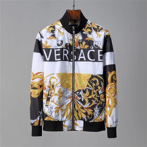 mens replica versace jackets|versace leather jacket men's.